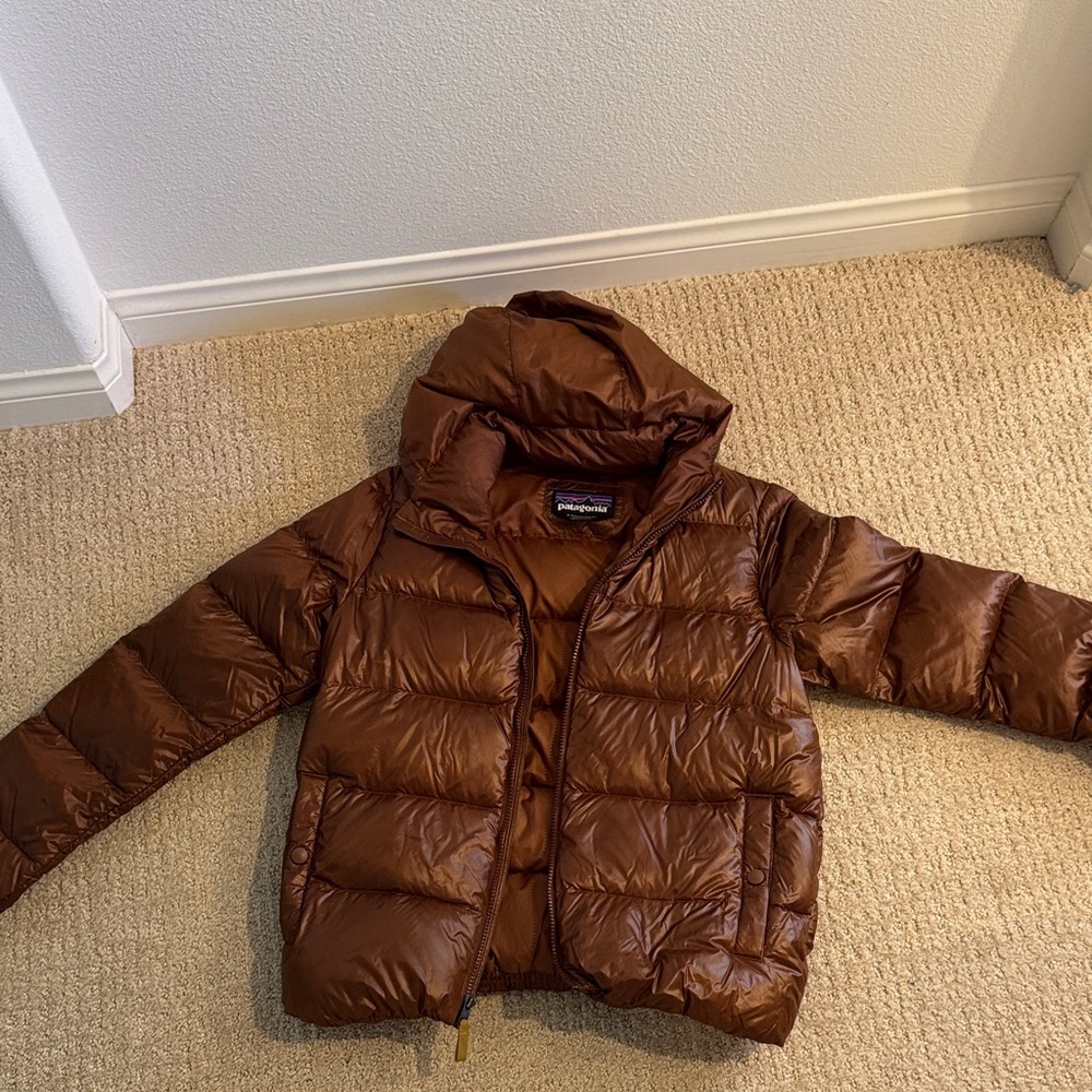 Patagonia Chocolate Brown Down Jacket